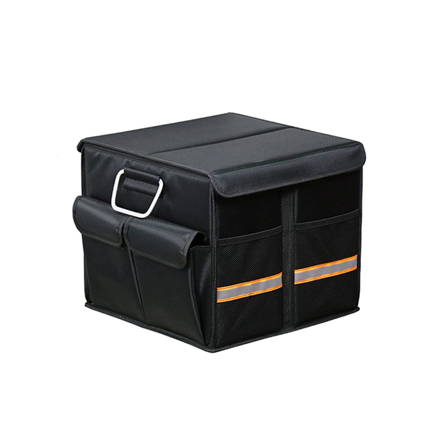 

Gorocking Car Storage Box Trunk Storage Box Складной с разделителями (С, Черный)