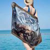 Colorful Dragon Artwork Beach Towel, Super Soft Microfiber, Gift for Her/Him, Birthday, for Pool, Beach, Travel, Home Decor Fan gifts