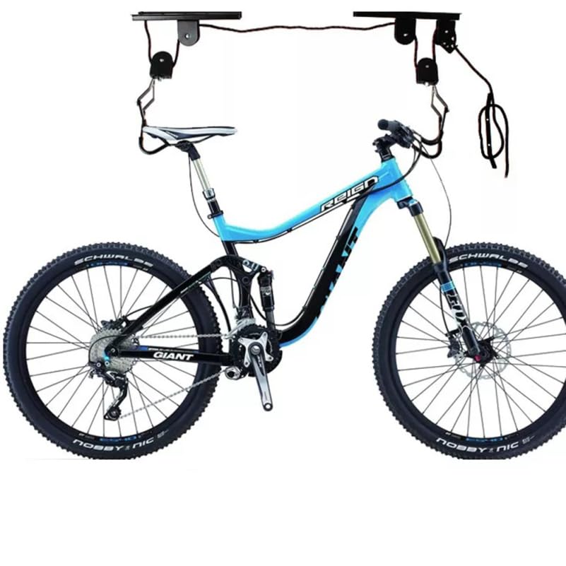 Gogogmee Nástěnné držáky na kolo až Hanger na kolo pro horská, silniční a ocelovou konstrukci pro Ideální pro garáž Černý hák, 25 kg, Kola, Kola, Dětská