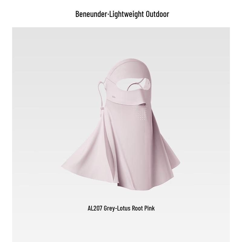Beneunder Lightweight Sun Protection Face Mask with Neck Guard