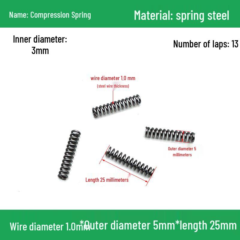 Heavy Duty Y-Type Compression Spring Shock Absorber, 1.0mm Wire Diameter, Outer Diameter 5-20mm.