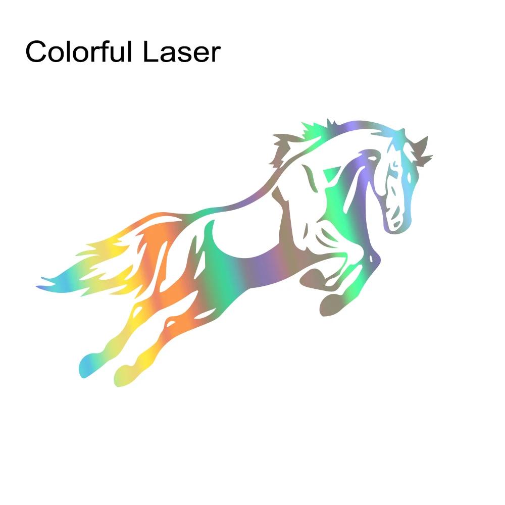 Universal Jumping Horse Car Sticker Car Body Windshield Personalized Waterproof Vinyl Decal Auto Exterior Decoration Accessories
