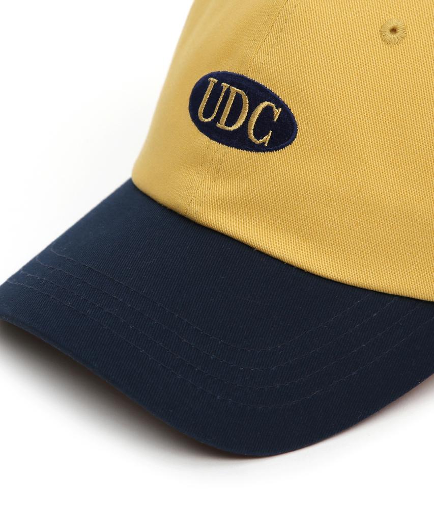 Eondeokeonteulol Cotton Logo Ball Cap Es Udc / Authentic B B / Yellow Navy