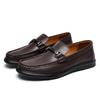 Fashion Men's Genuine Leather Loafers Slip-On Loafers Men Comfortable Walking Shoes Casual Breathable Flats Driving Moccasins for Men