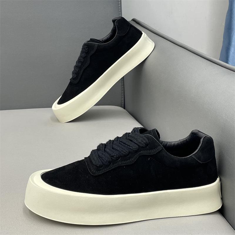 

Shoes men s autumn new leather soft-soled low-top men s shoes sports and leisure board shoes men s trendy bc 38
