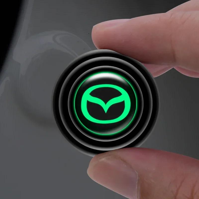 

2025 Hot For Mazda CX5 CX3 CX9 CX7 CX6 6 Protege Axela RX7 MX5 CX9 Atenza 4pcs Auto Door Shock Stickers Absorber Soundproof Buff
