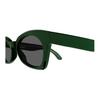 Balenciaga Cat Eye Sunglasses Green/Grey Women Eyewear BB0230S006