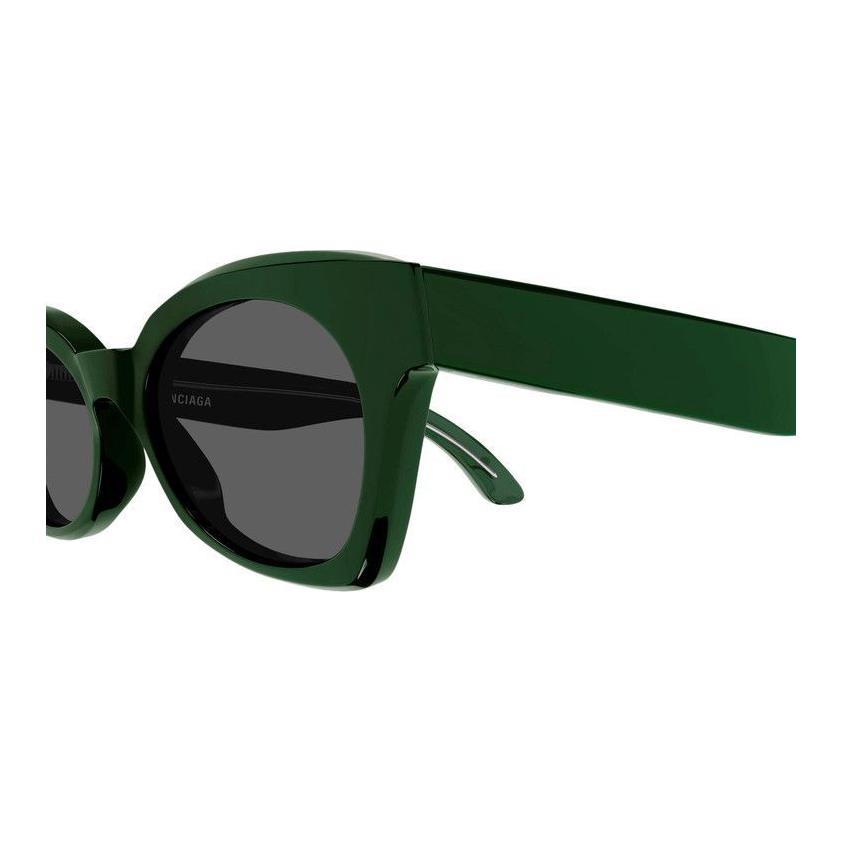 Balenciaga Cat Eye Sunglasses Green/Grey Women Eyewear BB0230S006