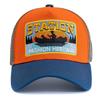 Unisex Summer Fishing Cap Breathable Mesh Trucker Hat Men Women Fisherman Embroidery Stitched Design Adjustable Snapback Hat Outdoor Fishing