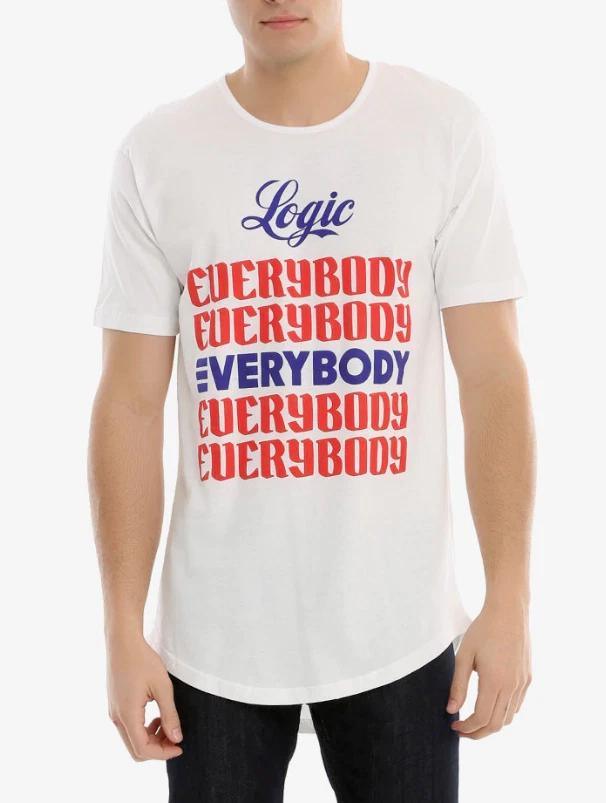 Logic Bobby Tarantino EVERYBODY REAPEATING Long Length T-Shirt NEW Official 2XL