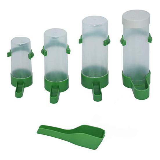 

Автоматическая поилка для птиц, подвесной контейнер для питья, инструменты для кормления зелёный