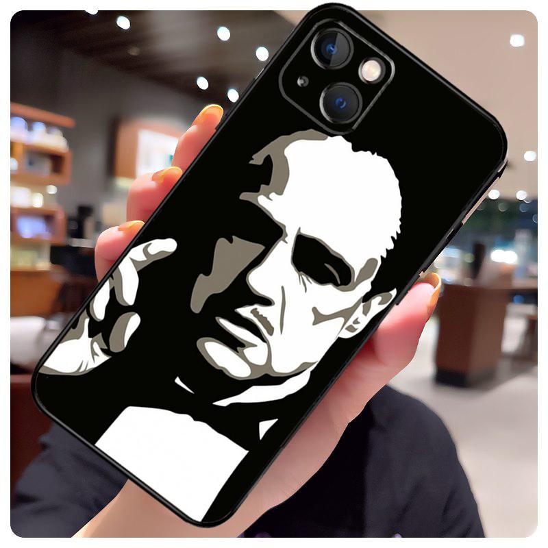 The Godfather Movie Italian Mafia Case For iPhone 16 11 12 13 14 15 Pro Max Plus 13 Mini X XS Max XR Plus Cover Coque