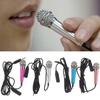 3,5mm Tragbares Stereo Studio Mikrofon KTV Karaoke Mini Handmikrofon für Smartphone Laptop PC Desktop Handheld Audio Mikrofon