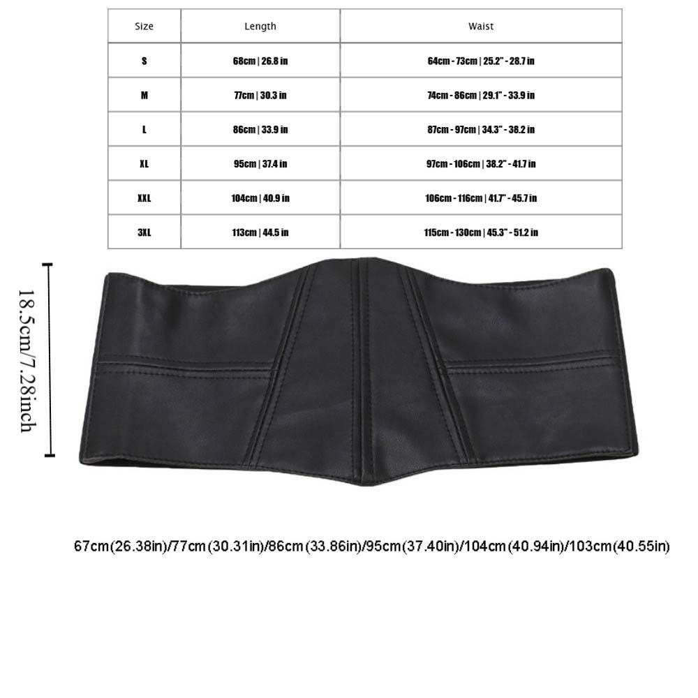 Luxury PU Leather Plus Size Cummerbunds High Waist Dress Girdle Female Waistband Strap Wide Waist Belt Female