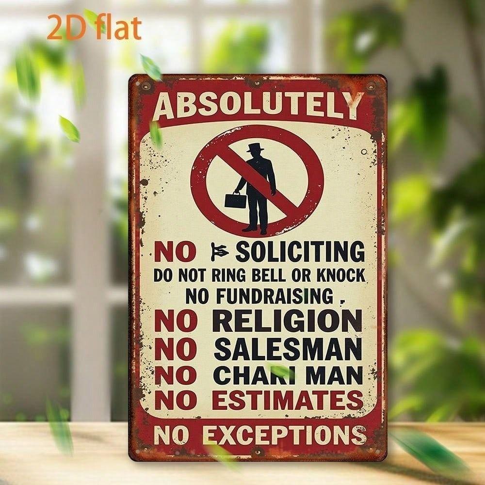 Planetjuice Metal Poster Vintage Wall Art Sign Funny Warning Decor xcm