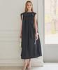 Slow Lolly Drape Layered Sleeveless Dress_2 Colors