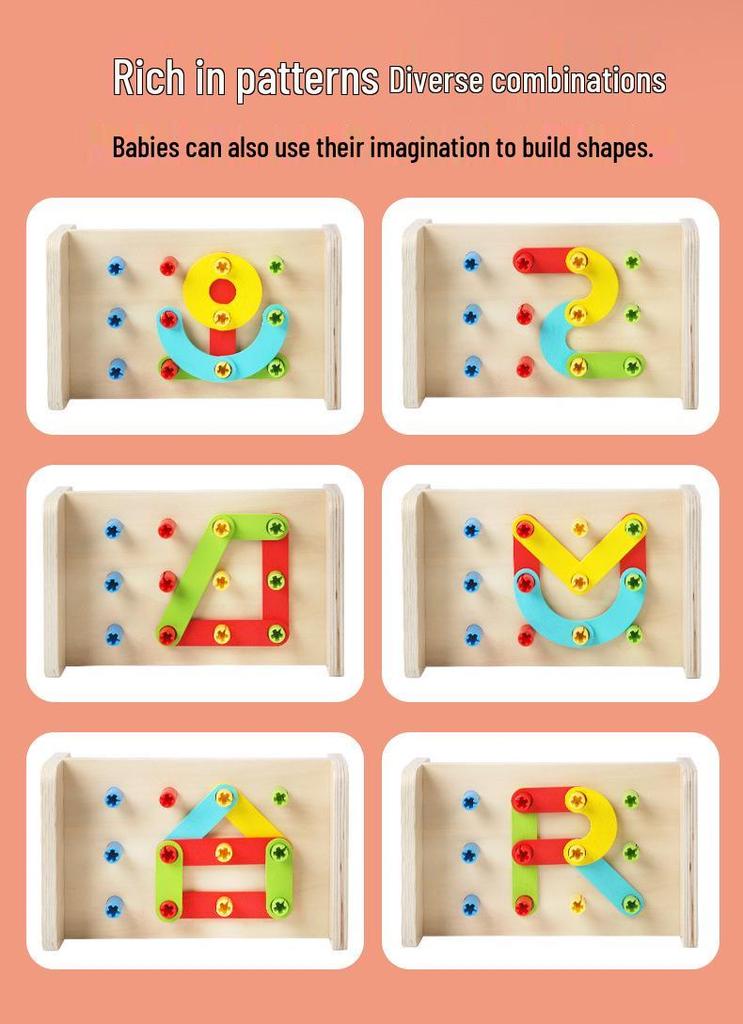 2-in-1 Children's Educational Color Matching Puzzle Set