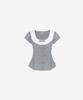 NEWALRIN Bebe Ribbon Frill Blouse(3Colors)