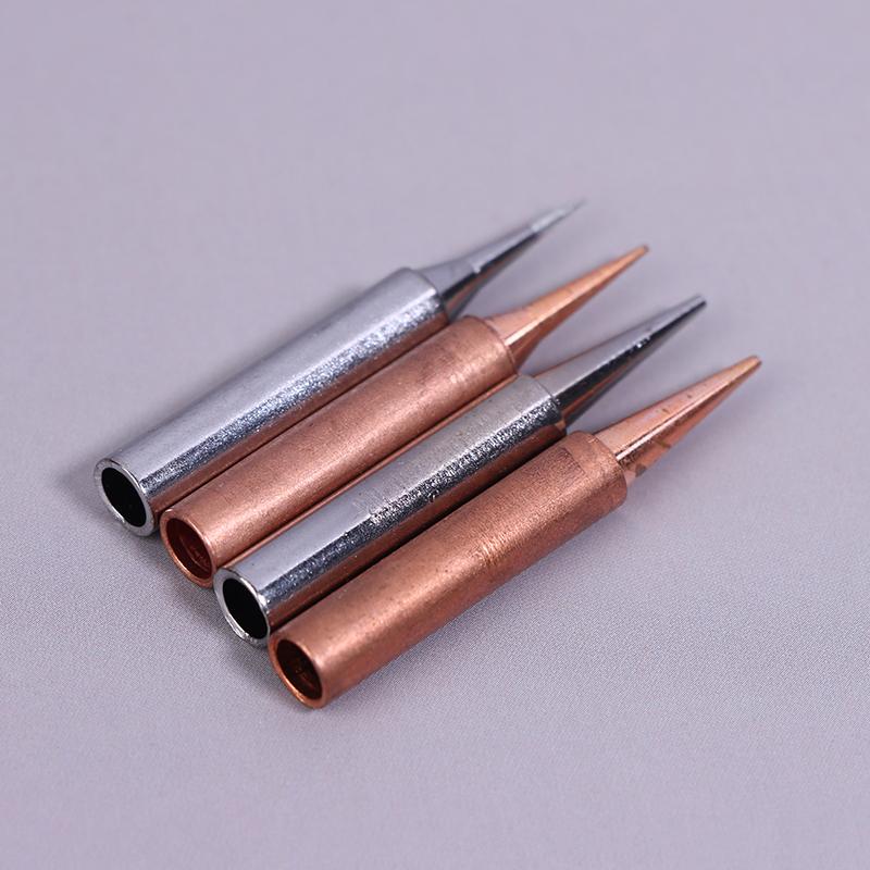 5Pcs Solder Iron Tips Set Welding Equipment Accessories Lead-Free Pure Copper 900M-T-B For Soldering Station
