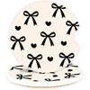 Black Checkerboard Ceramic Car Coasters – Absorbent Car Cup Holder Coaster Set for Women & Men, Cool Aesthetic Car Accessories, 2 Pack