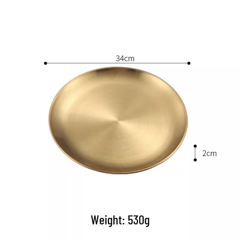 

Jingyuheng Thickened Stainless Steel Round BBQ Plate