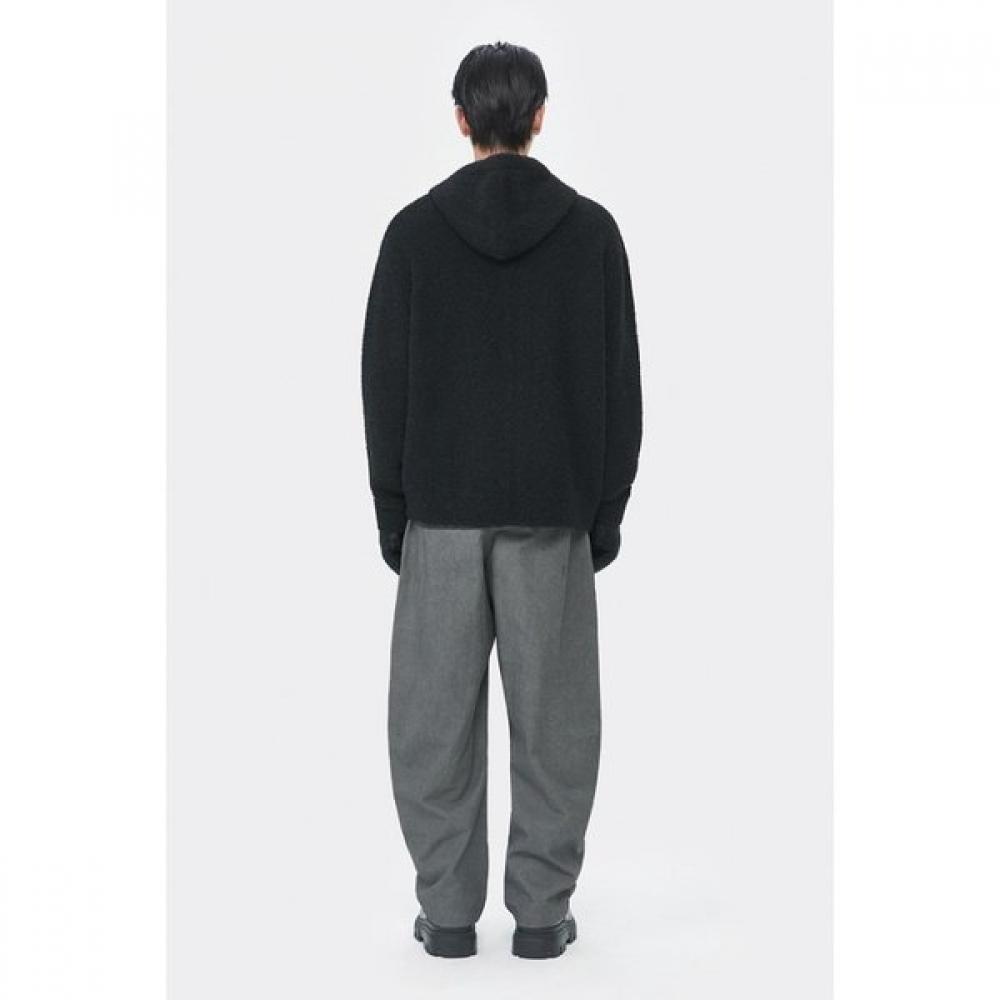 Customellow Black Cloud Hood Zip Cardigan Cwwaw25714bkx