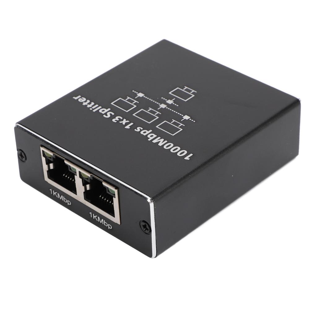 Ethernet Splitter 1 to 3 1000Mbps LAN Splitter Network Switch Gigabit Internet Splitter for Cat 6 7 8 Cable
