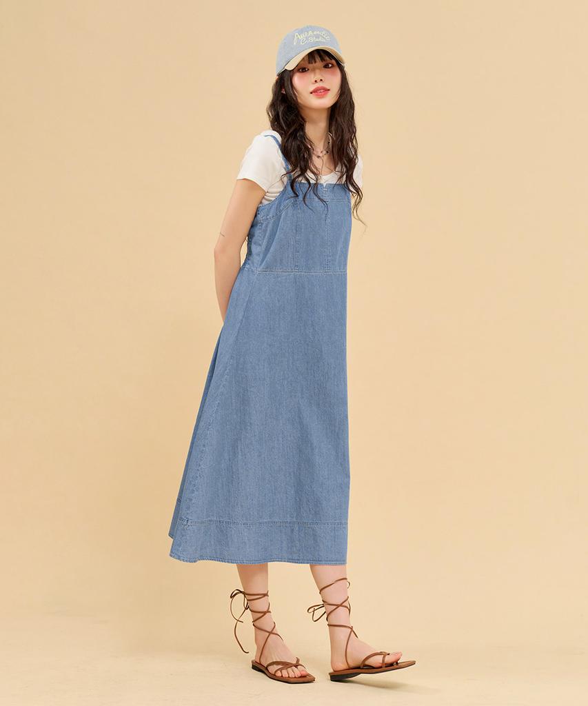 CHASECULT Women'S Denim Bustier Dress-Fbrg6175C0D