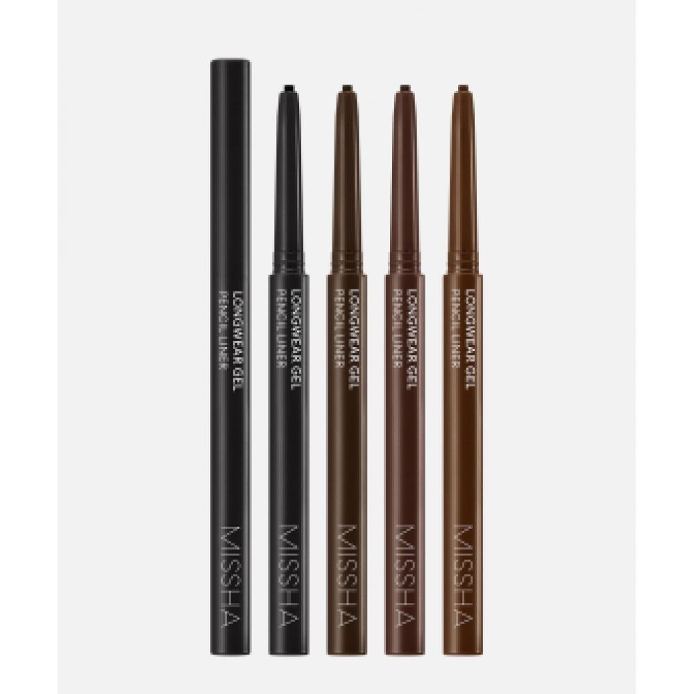 Missha 4 Longwear Gel Pencil Liner  Choose 1 Pecan Brown I5633
