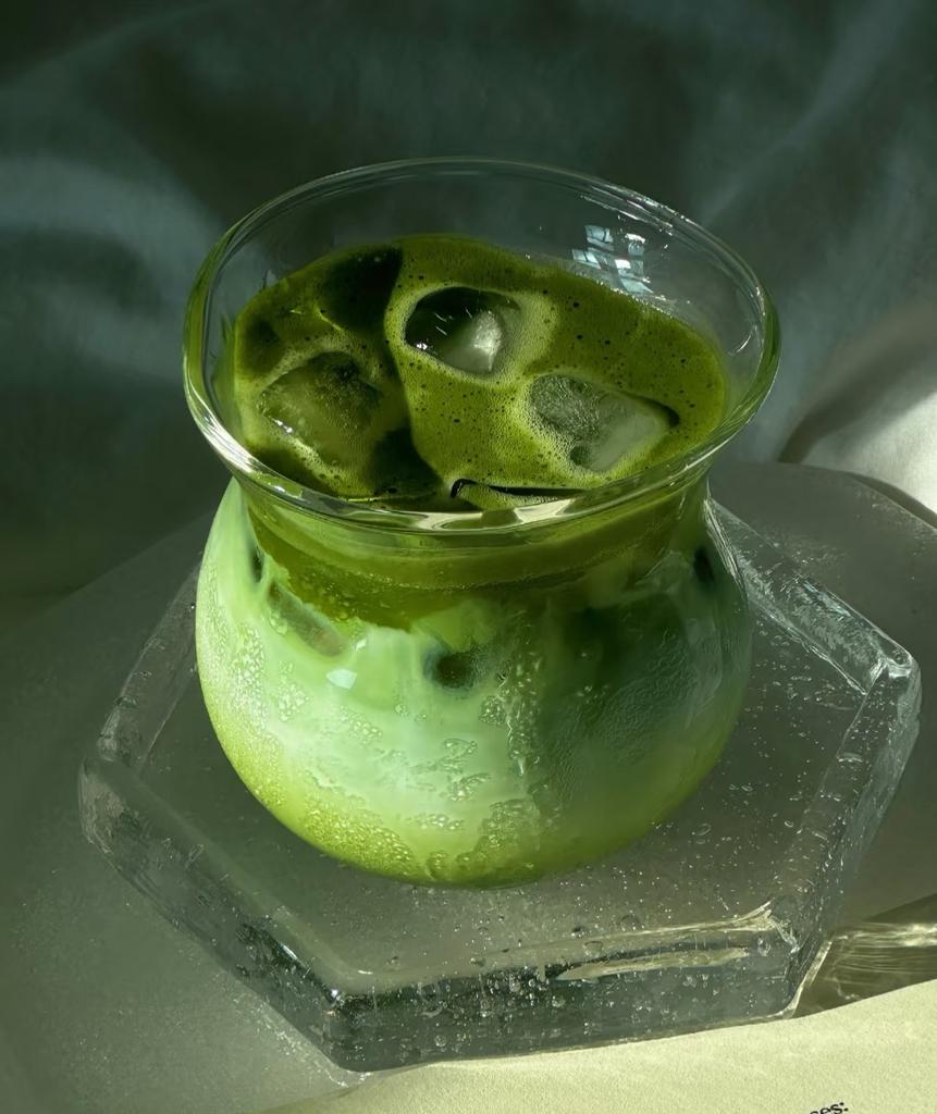 Irregular Heat-resistant Glass Matcha Cup Handmade Glass Cup High Borosilicate Heat-resistant Glass Japanese Style Coffee Cup