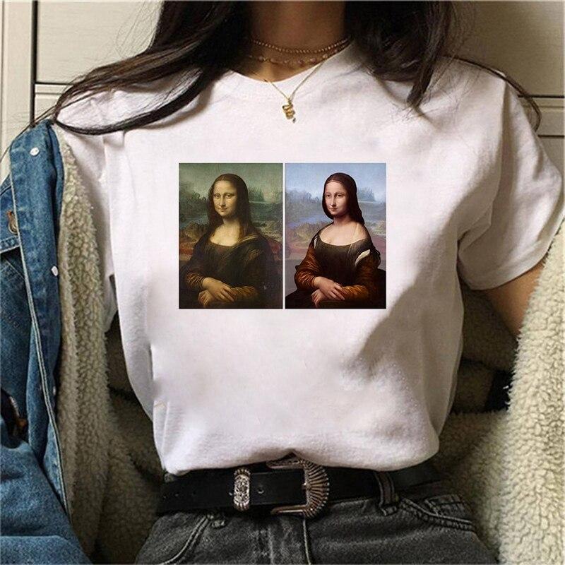 mona lisa graphic tee