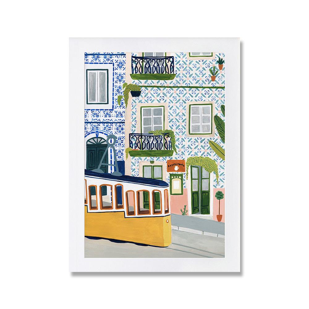 

Скандинавские туристические плакаты Барселона Венеция абстрактный пейзаж холст живопись настенное искусство Италия Франция печать фотографии Декор в гостиную 21x30cm No Framed