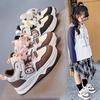 Chaussures de skate pour enfants nouveau printemps et automne 2025 confortables respirantes garçons et filles chaussures décontractées mignonnes chaussures de sport tendance camarades de classe