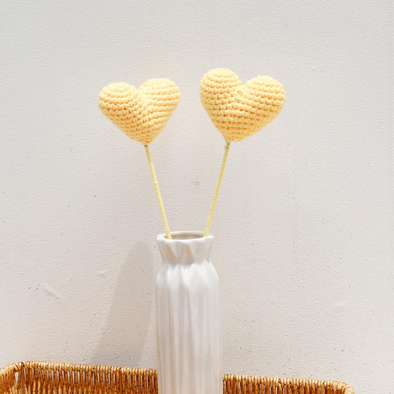 Girasol Crochet Ramo Flor de Hilo - Regalo Hecho a Mano para el Día del Maestro