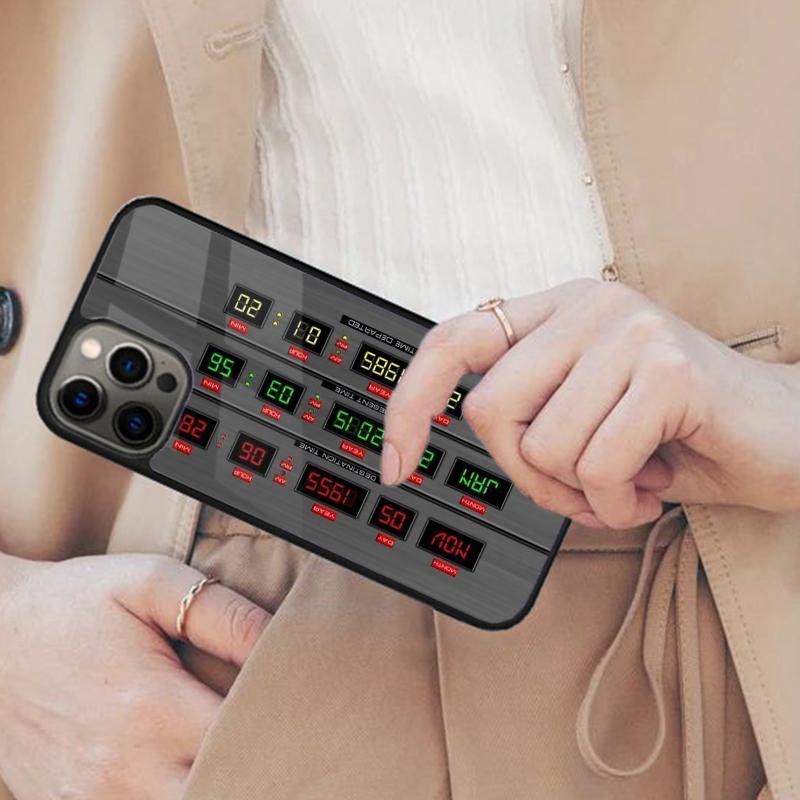 

Back to the Future Flux Capacitor Bumper Magnetic Phone Case For iPhone 17 Air 16 14 13 12 Pro Max 15 Plus MagSafe Cover iPhone 14