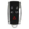 5 Knoppen 433MHz FSK ID46 Afstandsbediening Sleutel voor Jaguar XF/XK/XKR 2007-2012 KR55WK49244