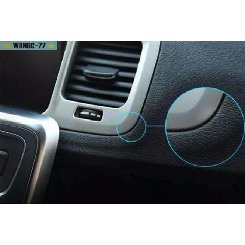 Stainless Steel Navigation Frame Cover Trim Interior Decor Fit For Volvo S60 V60
