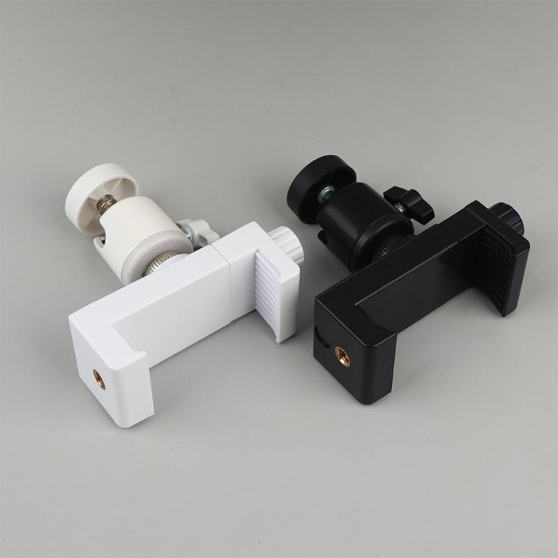 Webcam Mount Stand 360° Rotation No Punching Clip, 1 Set Adjustable Camera Holder for Home Office Live Streaming Recording