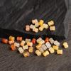 Natural Xinjiang Golden Silk Jade Barrel Beads - Yellow Gobi Gemstone for Handmade DIY Accessories