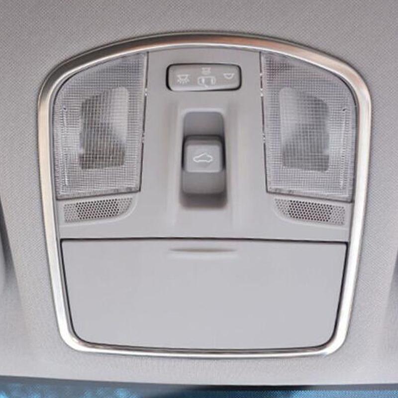 Car Cover Styling Front Head Read Reading Switch Light Lamp Frame Roof Trim For Hyundai Elantra Avante 2016 2017 2018
