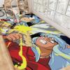 Classic Inuyasha Japanese Anime Entrance Door Mat Rectangle Anti-slip Home Soft Badmat Front Door Mat Household Carpets