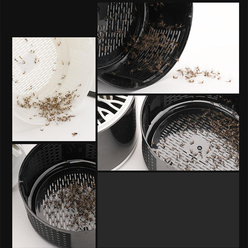 Mute Mosquito Killer Lamp USB Bug Insect Trap Radiationless Light (Black)