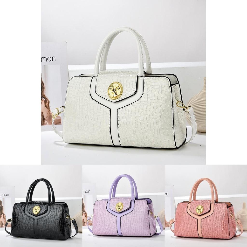 Chic Large Capacity Womens Tote Bag Stylish Shoulder Handbag With Crocodile Pattern For Everyday Use