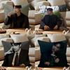 Lee Minho Actor Cushion Cover Pattern Printed Pillowcase For Living Room Sofa Cushion Cover & Bedroom Decor