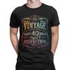 1986 Limited Edition TShirts for Unisex Unisex Retro 40th Birthday Funny 100 Cotton Tees O Neck T Shirts Big Size Tops