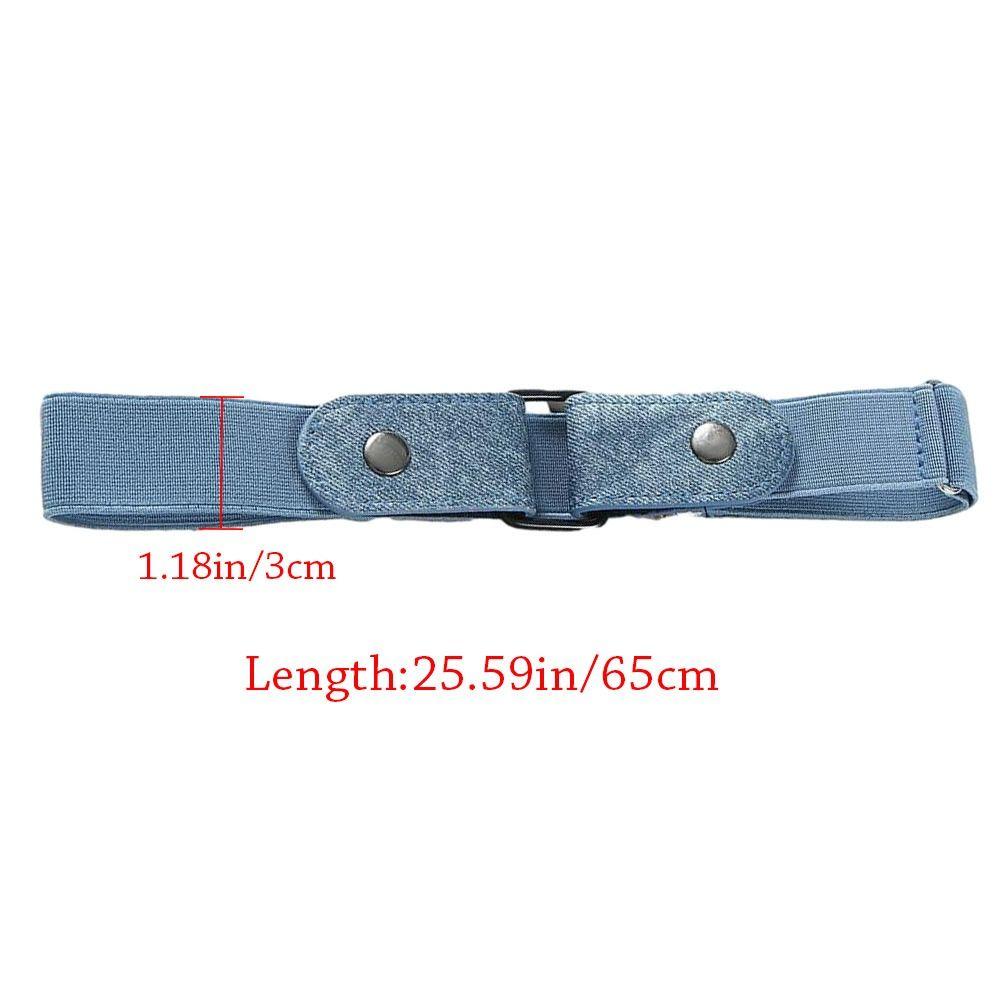 2Pcs Adjustable Buckle-Free Belt Easy To Wear Stretch Elastic Waist Band  Jean Pants Dress