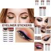 West Month Selbstklebende Eyeliner-Sticker Sechs Paare für Dramatische Augen-Make-up-Looks