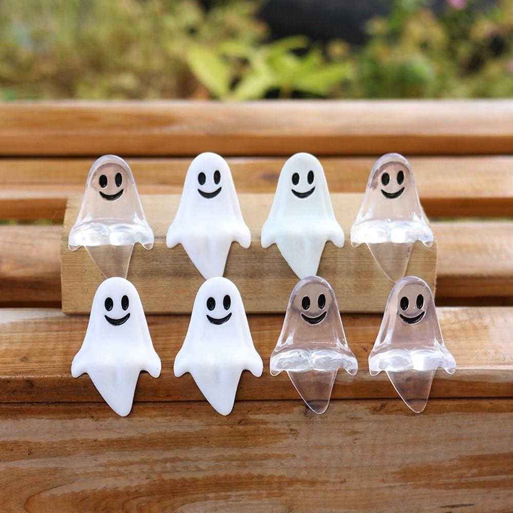 20pcs Sitting Pose Joy Garden Ghost Ornament Halloween Ghost Statue Decorations  Desktop Decoration