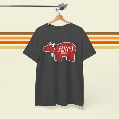 RSO Records Vintage 70's Vinyl Record Label Premium Unisex T-Shirt