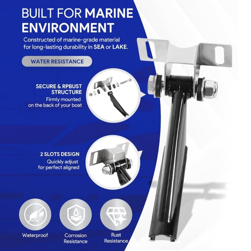 Transducer Mount Bracket Replacement Mount 000-10262-001 for Skimmer Transducer Skimmer Mount Skimmer Transom Mount